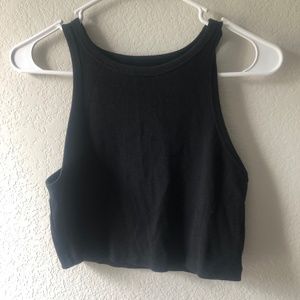Black Cropped tank top